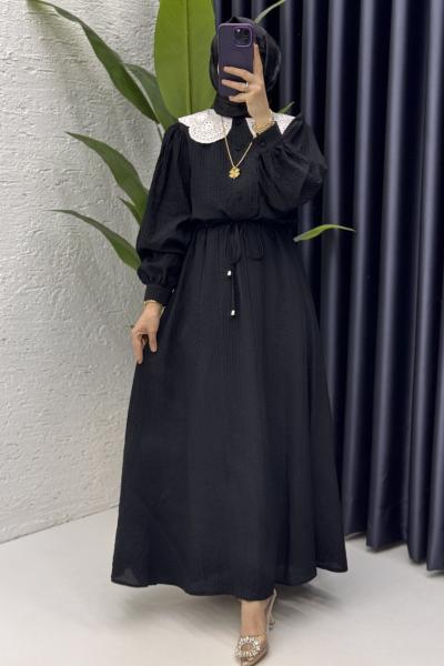 Ferira Elbise Tesettür Giyim Siyah