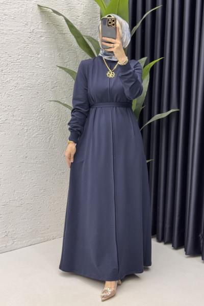 Firdevs Elbise Tesettür Giyim  Lacivert
