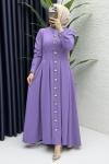 Gülru Elbise Tesettür Giyim  Lila
