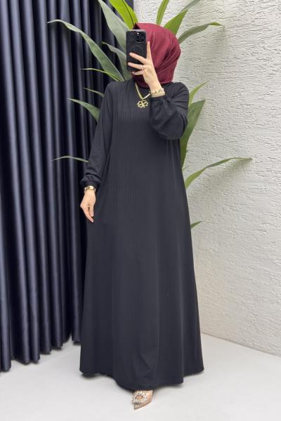 İdil Elbise Tesettür Giyim  Siyah