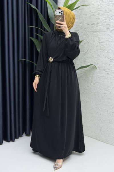 Jülide Elbise Tesettür Giyim  Siyah