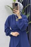 Mahinur Takım Tesettür Giyim  Lacivert
