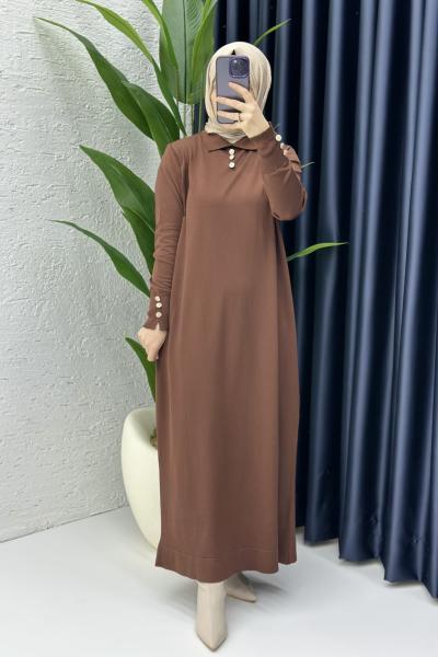 Mihrimah Elbise Kahverengi