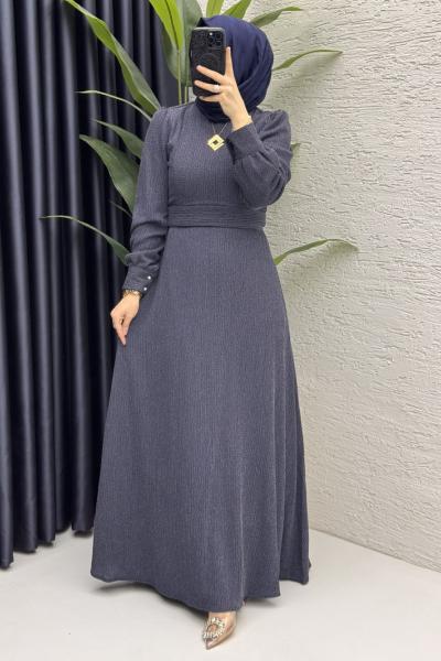 Miray Elbise Tesettür Giyim  Lacivert