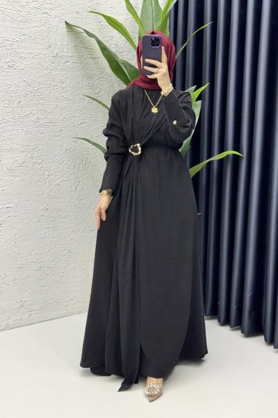 Sevde Elbise Tesettür Giyim Siyah