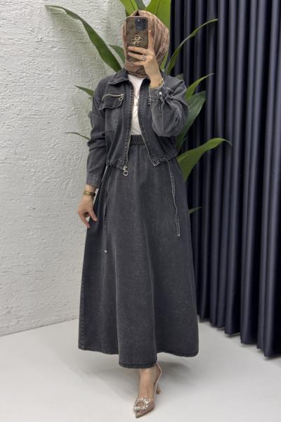 Şüheda Kot Takım Antrasit