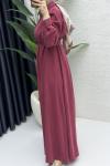 Şura Elbise Tesettür Giyim  Bordo