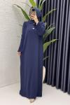 Umay Elbise Tesettür Giyim  Lacivert