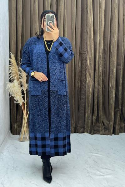 3286 Dilemnaz Hırka İndigo