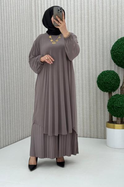 3922 Suzan Piliseli Pantolonlu Takım