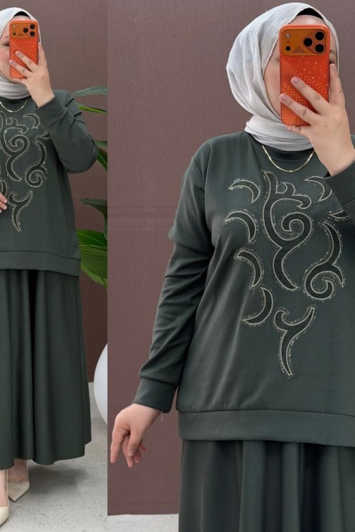 Dalga etekli takım