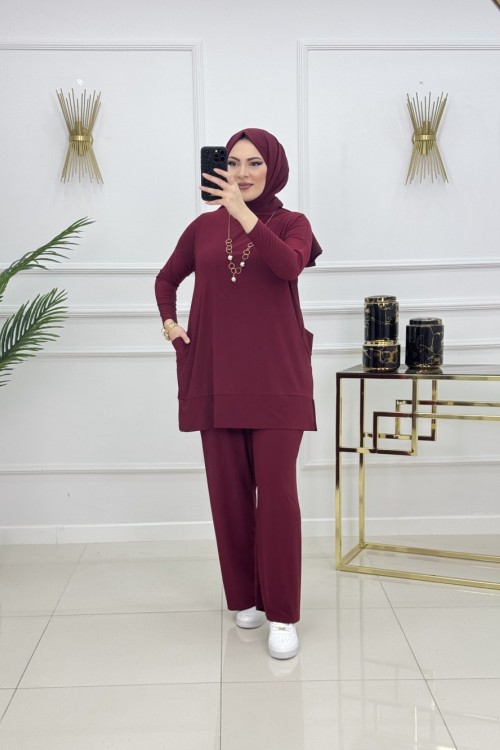 Almina Takım  -Bordo