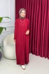 BASIC İÇ ELBİSE - BORDO