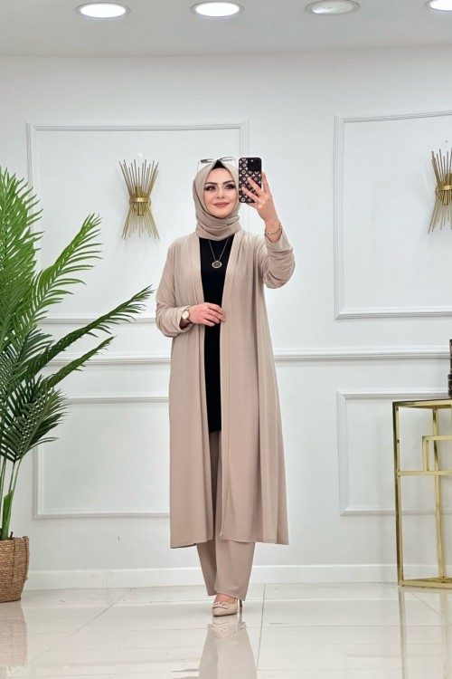 Meral Takım - Bej