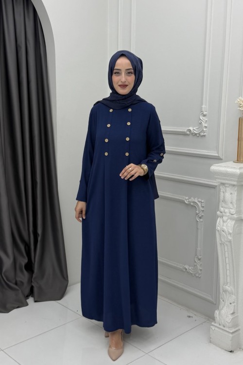 Başak Elbise Lacivert