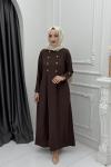 Başak Elbise Kahverengi