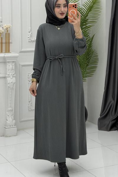 Buğlem Elbise Gri
