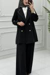Diana Ceket Takım Siyah