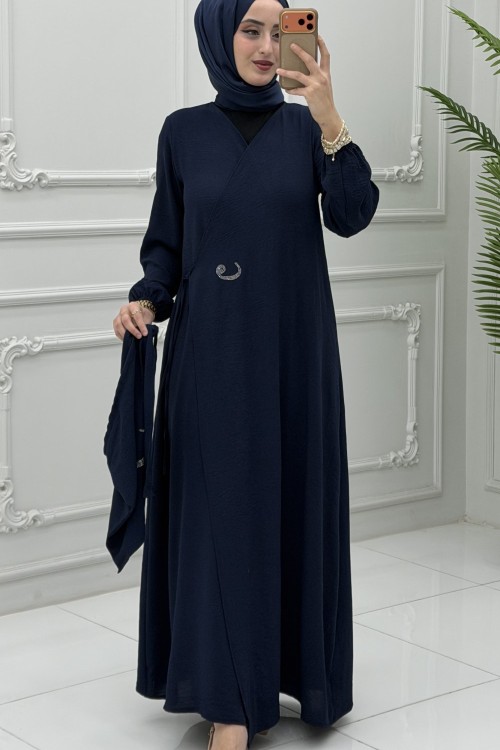 Mihri Namaz Elbise Lacivert
