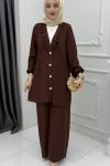 Sara Takım Kahverengi