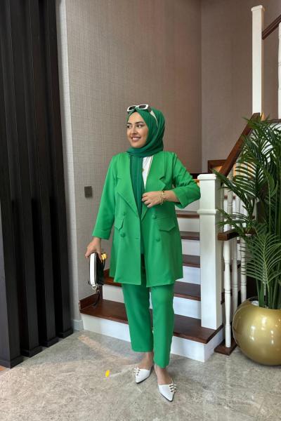 Cool Ceketli Takım-Yeşil