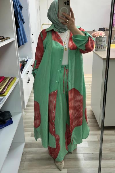 Lucas Takım - Mint Yeşili