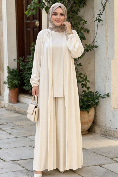 Modal Viskon 3Lü Takım -Taş