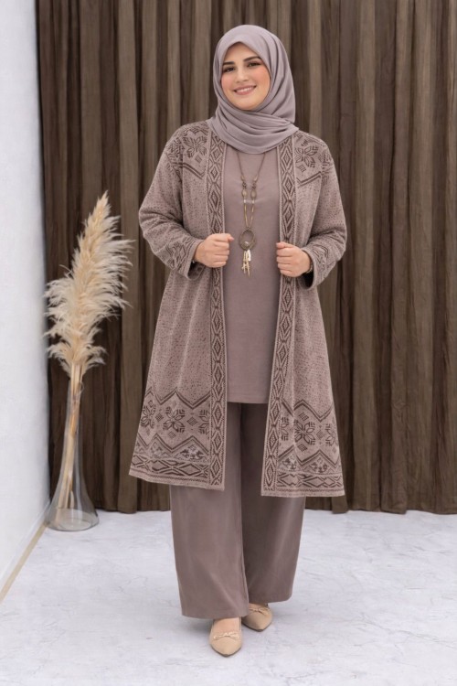 Nora Üçlü Takım - Vizon