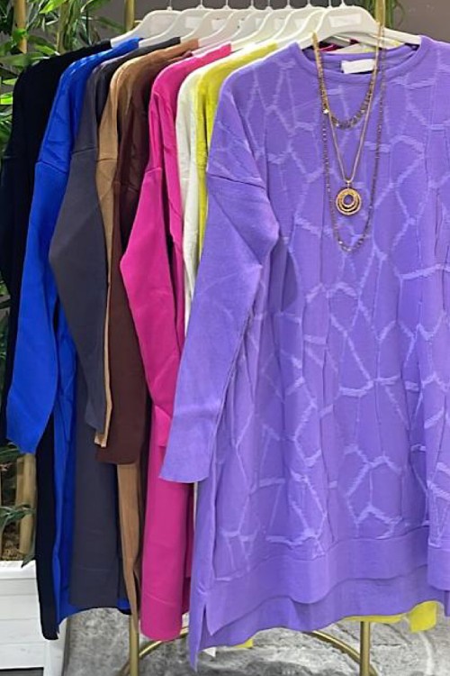 Nur Merserize Tunik Lila