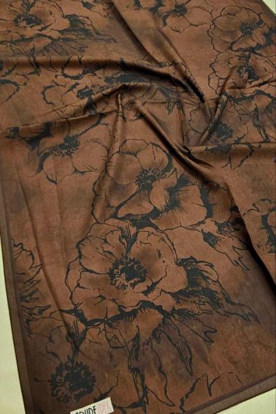 Pamuk İpek Gonca Şal- Kahve