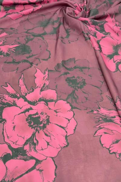 Pamuk İpek Gonca Şal-Fuşya