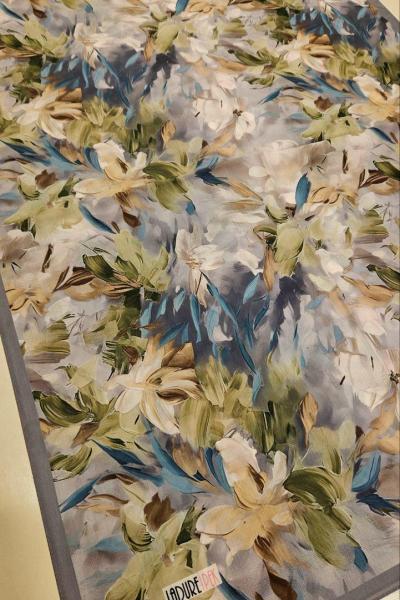 Pamuk İpek Manolya Şal- Gri