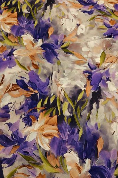 Pamuk İpek Manolya Şal- Mor