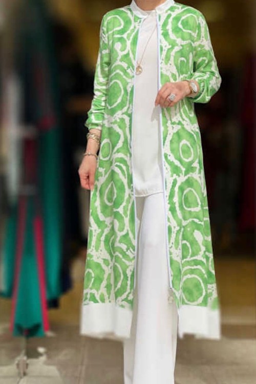 Pamuklu Giyçık Kap Yeşil