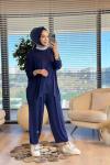 Şalvarlı Basic Takım -Lacivert