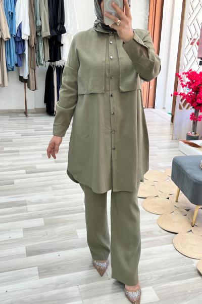 Tensel Kumaş Nova Takım - Haki