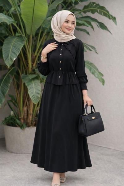 Tensel Modal Beste Takım-Siyah