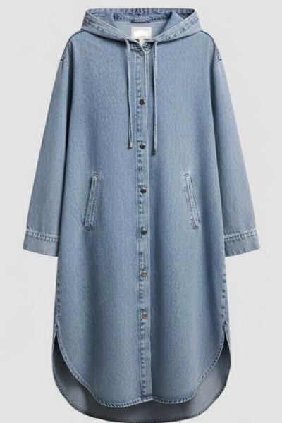 Trend Denim Lumi Jean Kot Kap Trenç-Mavi