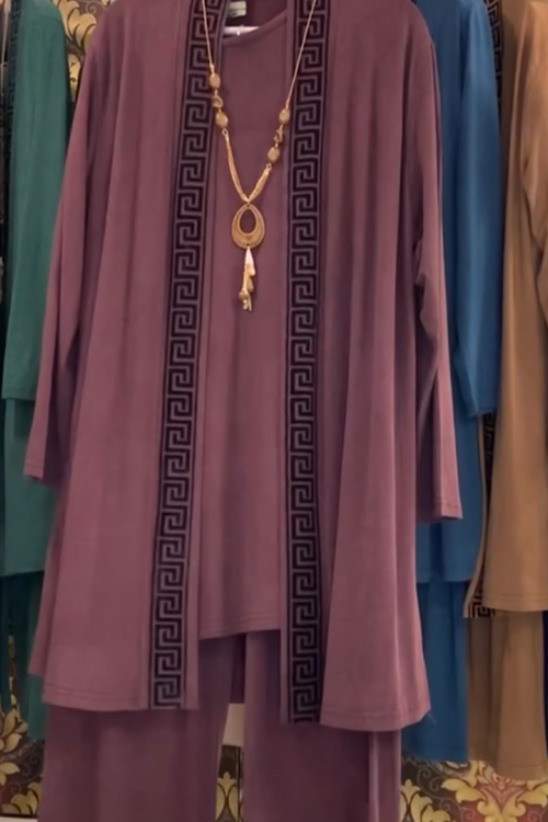 Viva 3 Lü Takım Bordo