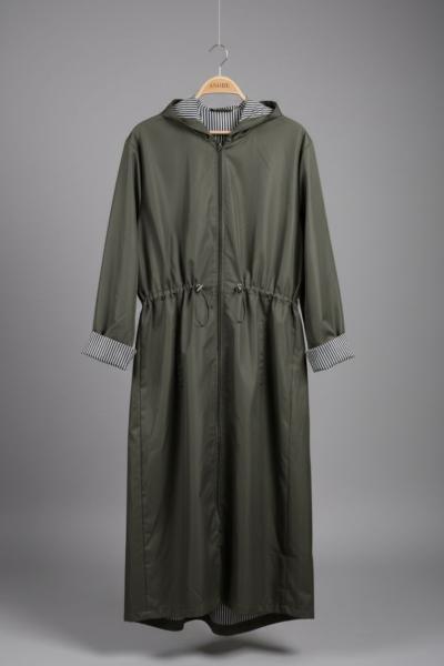 Yağmurluk Trençkot -Haki