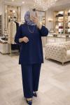 Yıldız Pantolonlu Takım - Lacivert