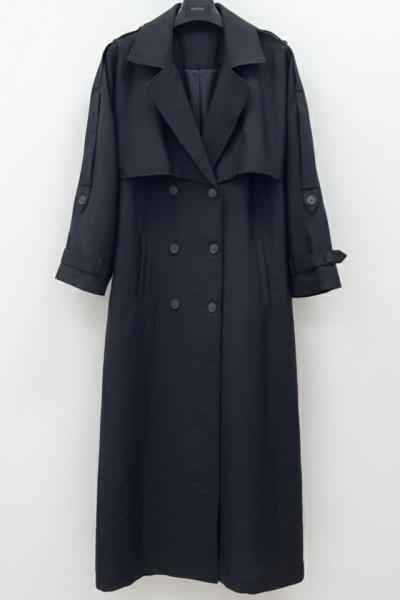 Zra Muadili Regal Trençkot - Siyah