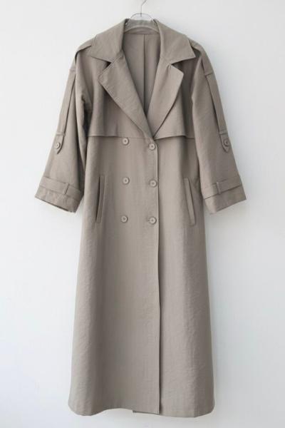 Zra Muadili Regal Trençkot - Toprak 